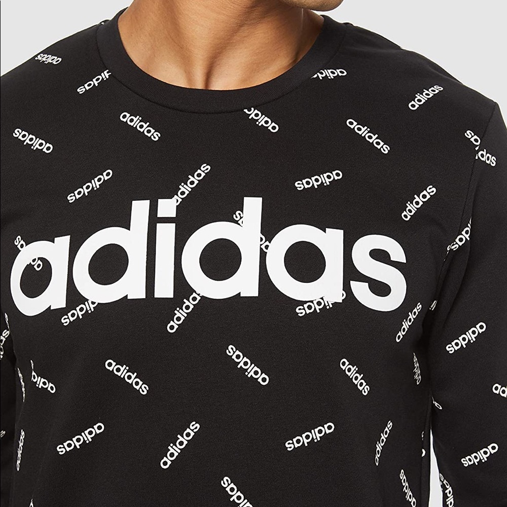 Adidas Crew Neck Long Sleeves Sweatshirt - Picture 3 of 5